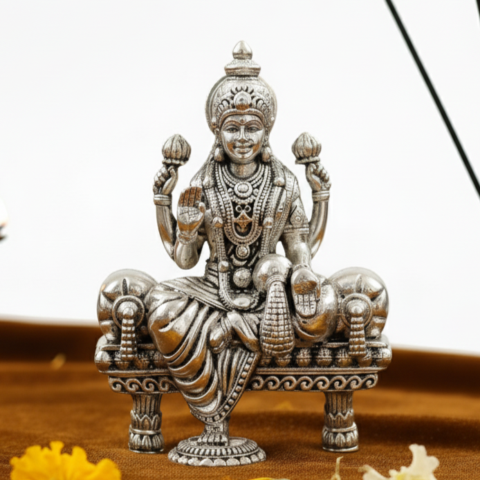 Mata Laxmi Devi in Pure Silver