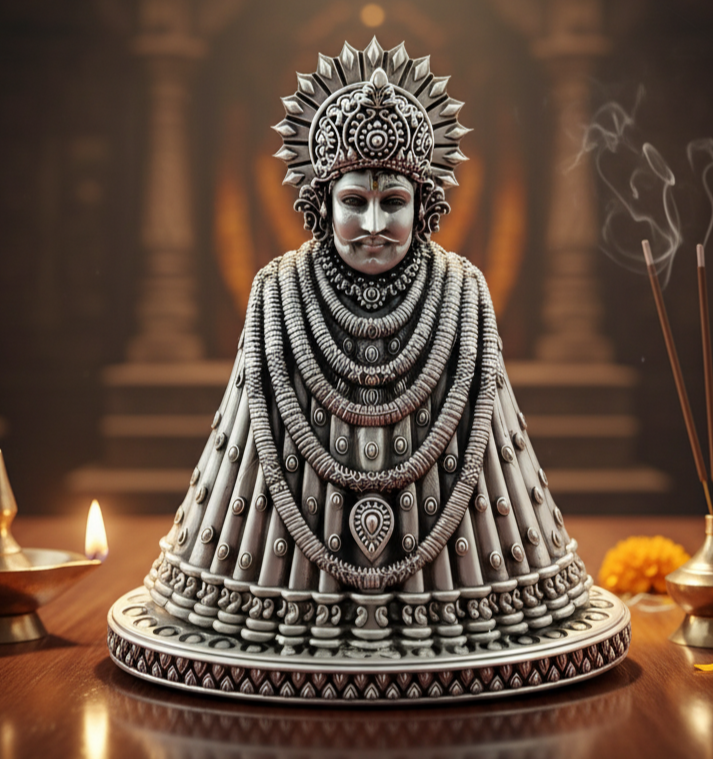 Khatu Shyam Silver Idol : The Living Idol of Divine Grace
