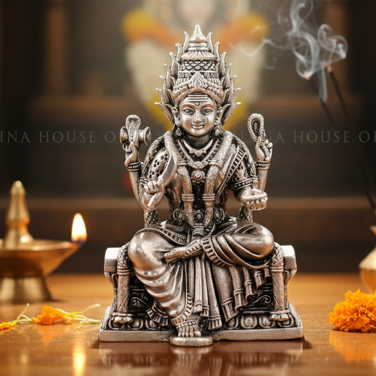Mariyamma 92.5 Silver Idol : Guardian Goddess of Health and Prosperity