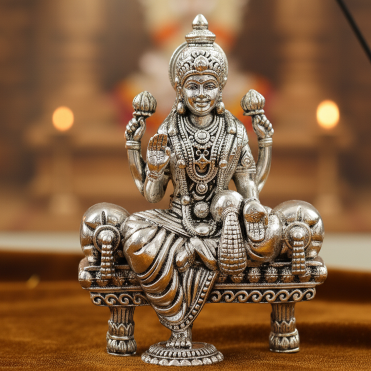 Mata Laxmi Devi in Pure Silver
