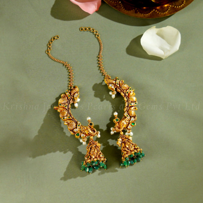 22K Gold Bridal Earcuffs