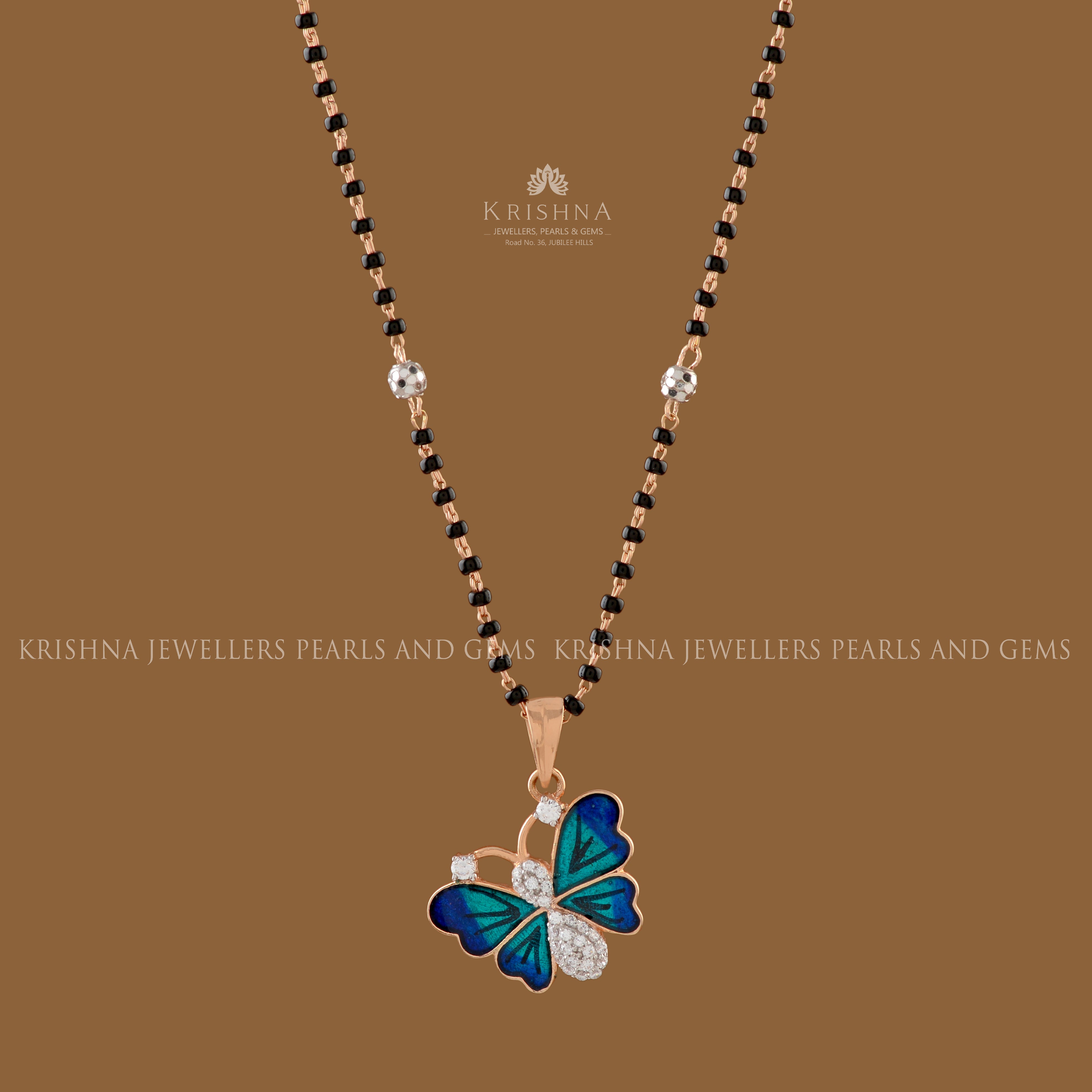Modern Mangalsutra Design - Krishna Jewellers Pearls and Gems