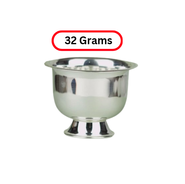Small Plain Design Bowl Silver 92.5