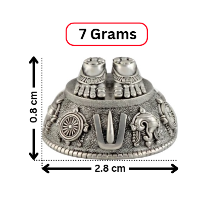 Silver Venkateshwara Swamy Padalu - Krishna House Of Silver