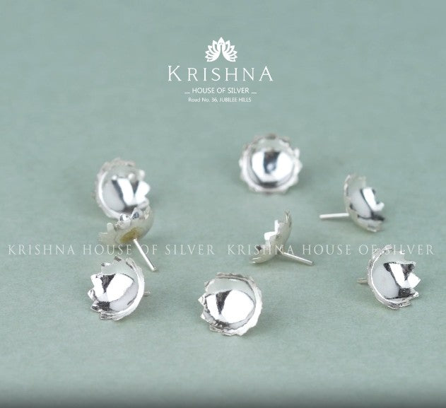 92.5 Pure Silver Flowers for Puja