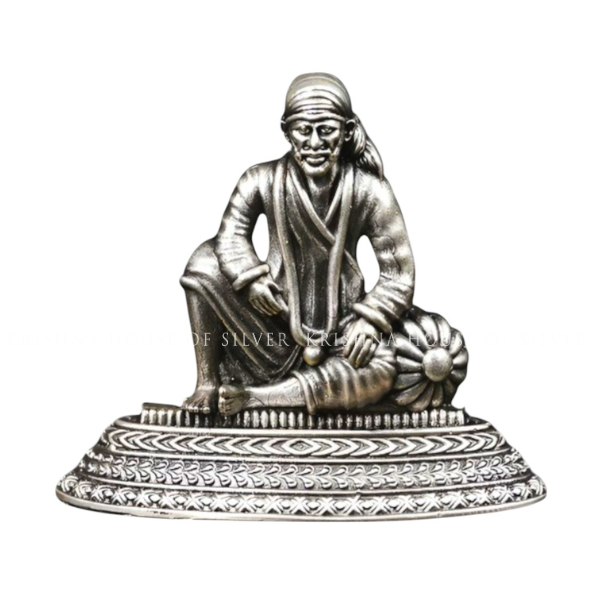 Buy 92.5 Sterling Silver Diwan Sai Baba idol