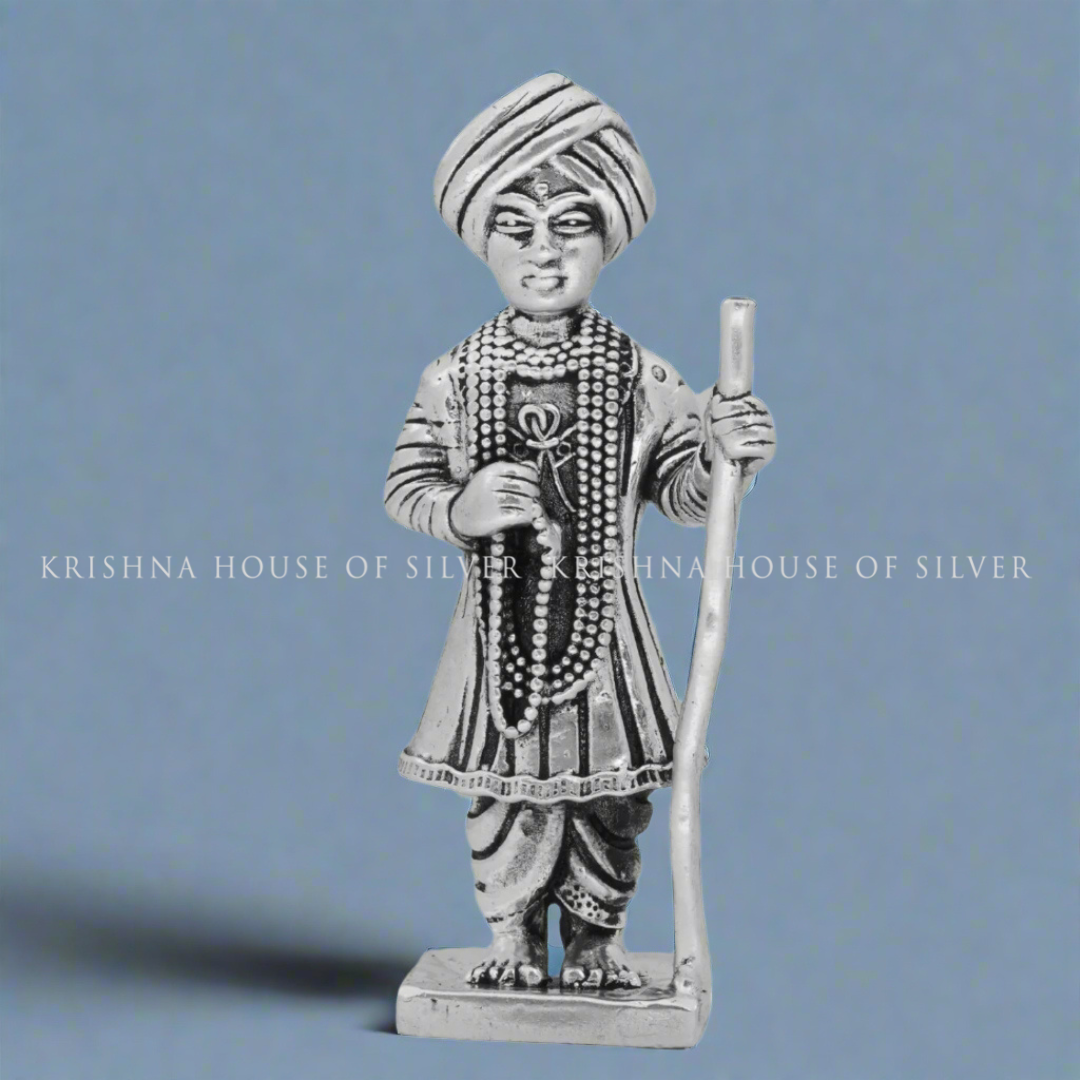 Buy 92.5 Sterling Silver Jalram Bapu Statue Online