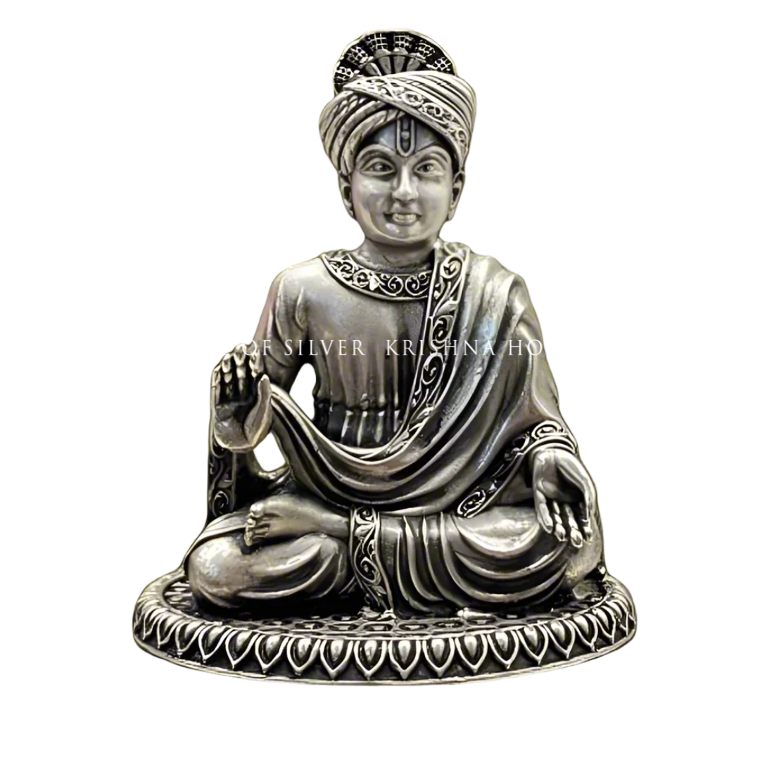 Swaminarayan Silver Idol : The Guiding Light of Spiritual Wisdom