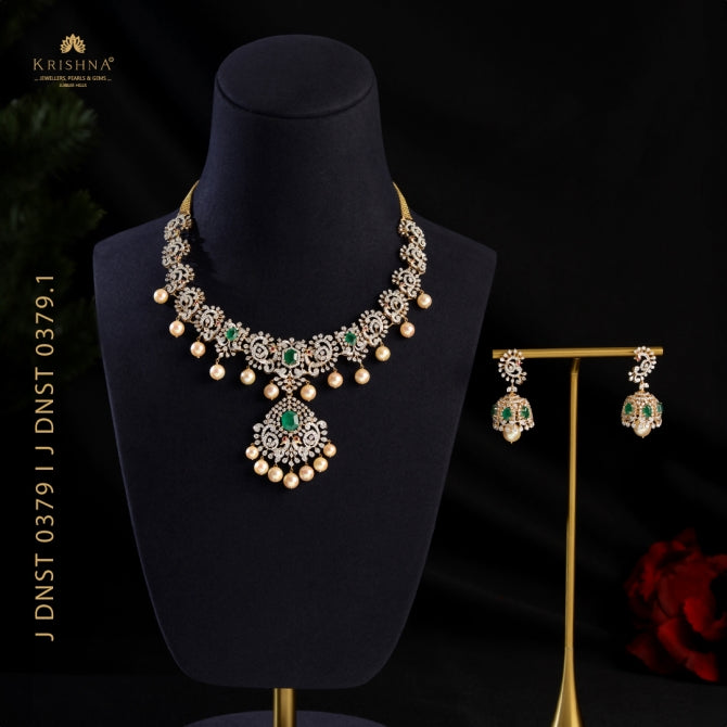 Luxy Bridal Diamond Necklace Set