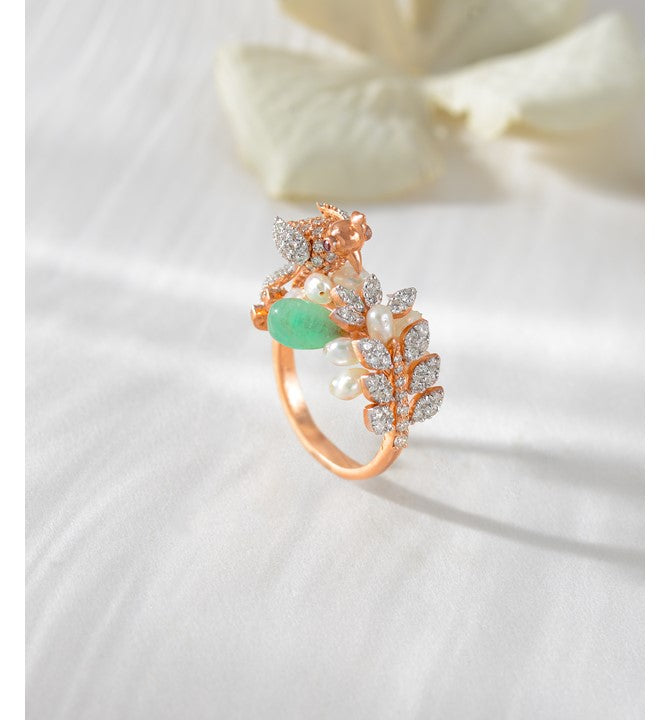 Rose Gold Diamond Ring