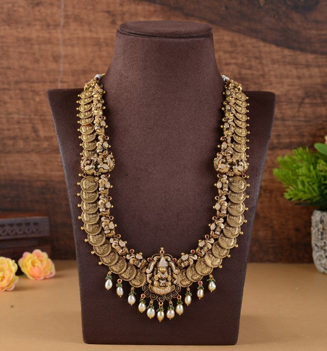 Gold Lakshmi Devi Kasulaperu Haram