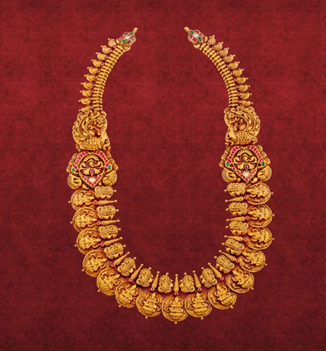 Gold Nakshi Haram-design