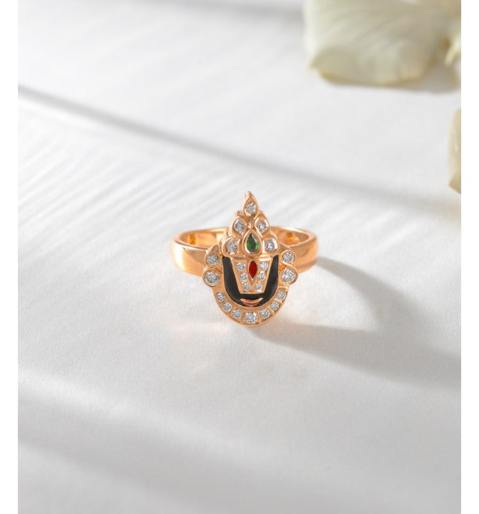 Lord Balaji Diamond Ring