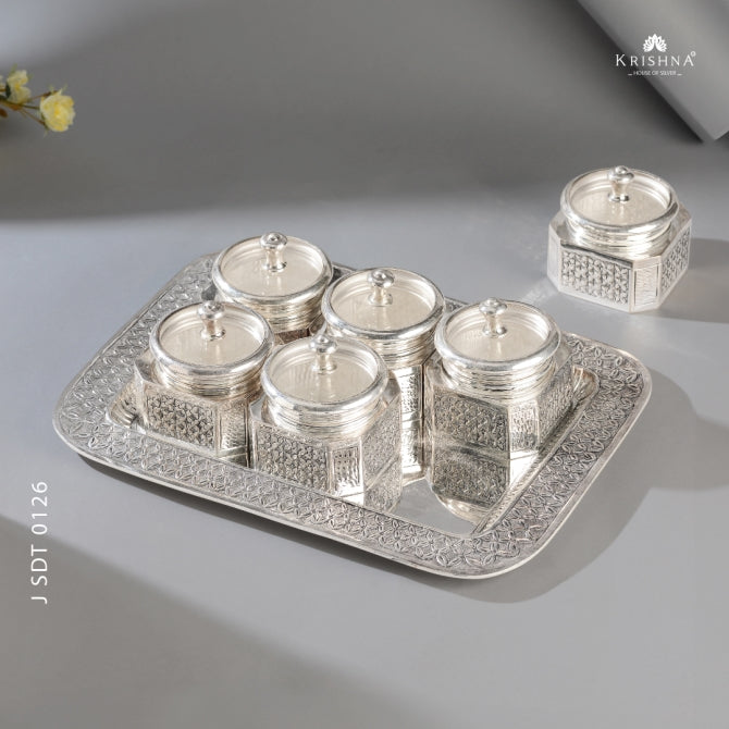 Ritzy Silver Dinner Sets