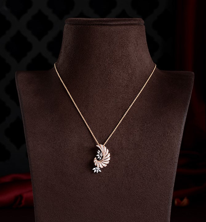 Charming Diamond Pendant Necklace