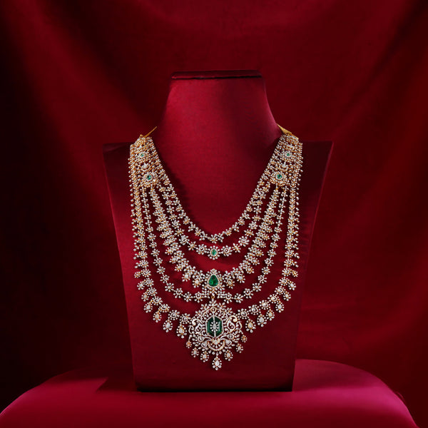 Diamond Long Necklace — Solitaire