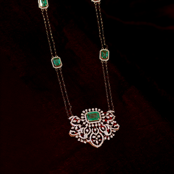 Diamond Mangalsutra — Delicate