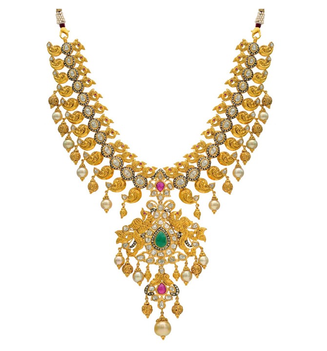 Gold Antique Necklace Design