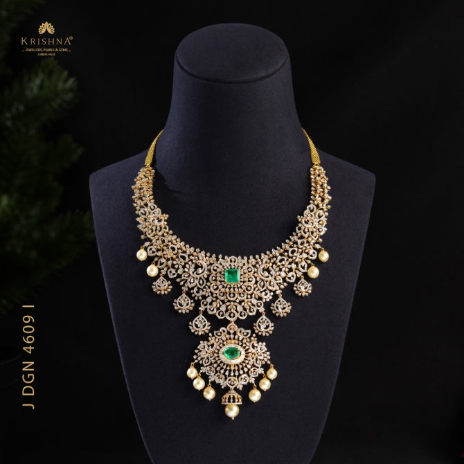 Ritzy Bridal Diamond Necklace