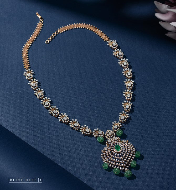 Beautiful Fancy Diamond Necklace
