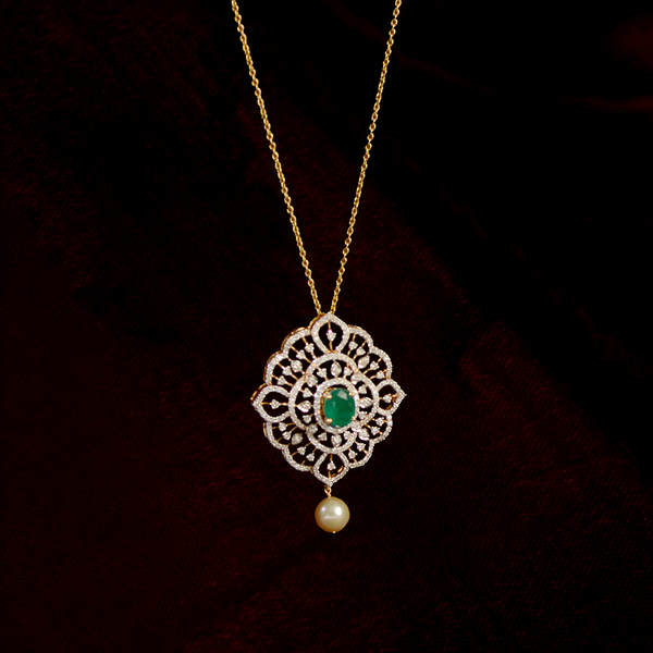 Diamond Pendants — Heart
