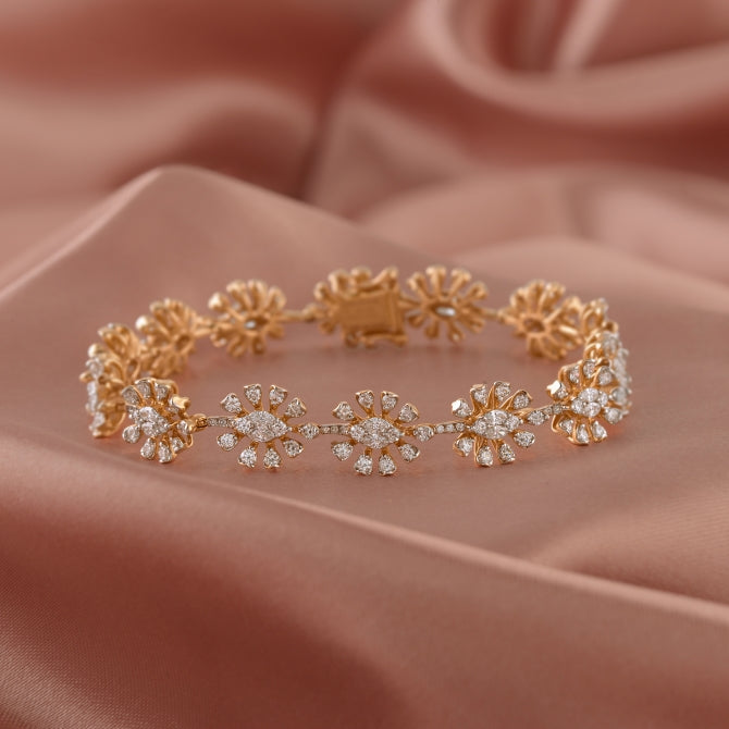 Blossom Brilliance Diamond Bracelet