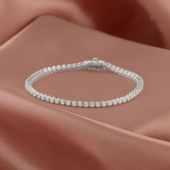 Sparkling Elegance Diamond Tennis Bracelet