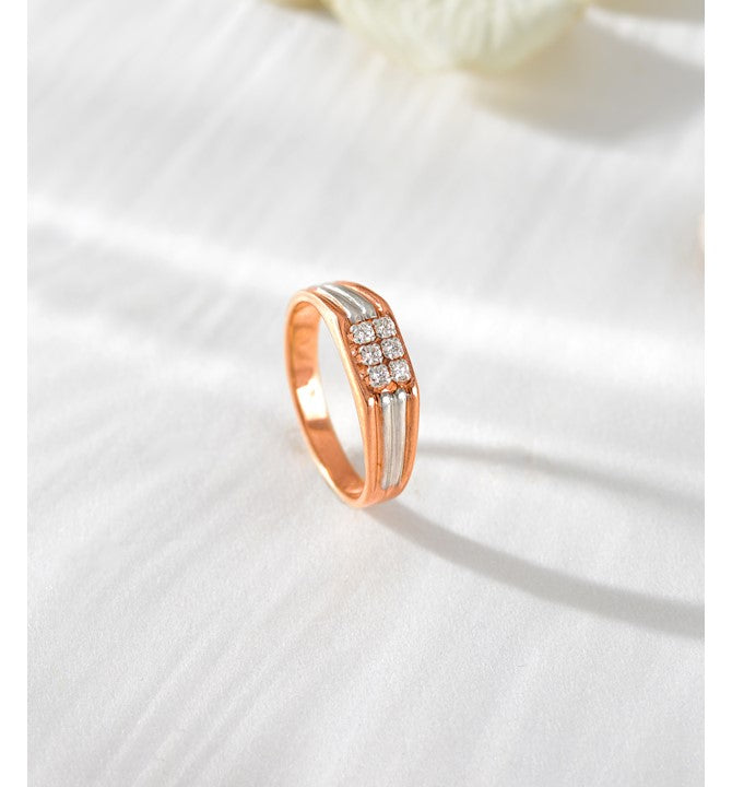 Multi Diamond Mens Engagement Ring