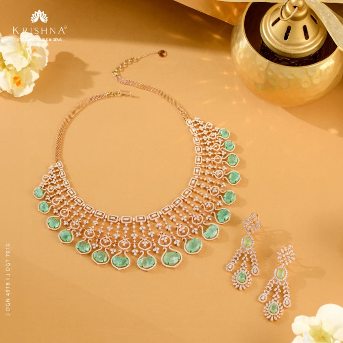 Ritzy Diamond Wedding Set