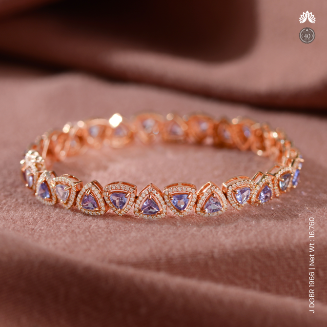 Stunning Diamond Halo Bracelet