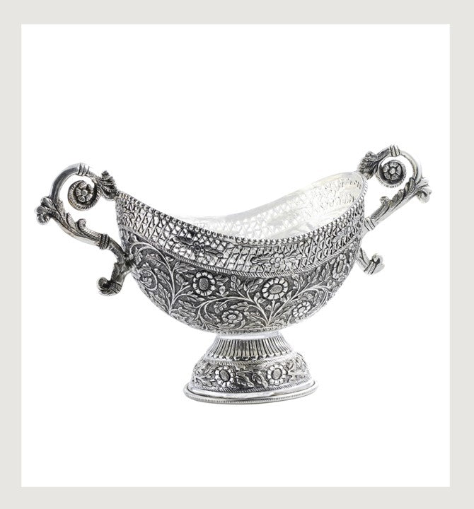 Antique finish Fruit Bowl Silver