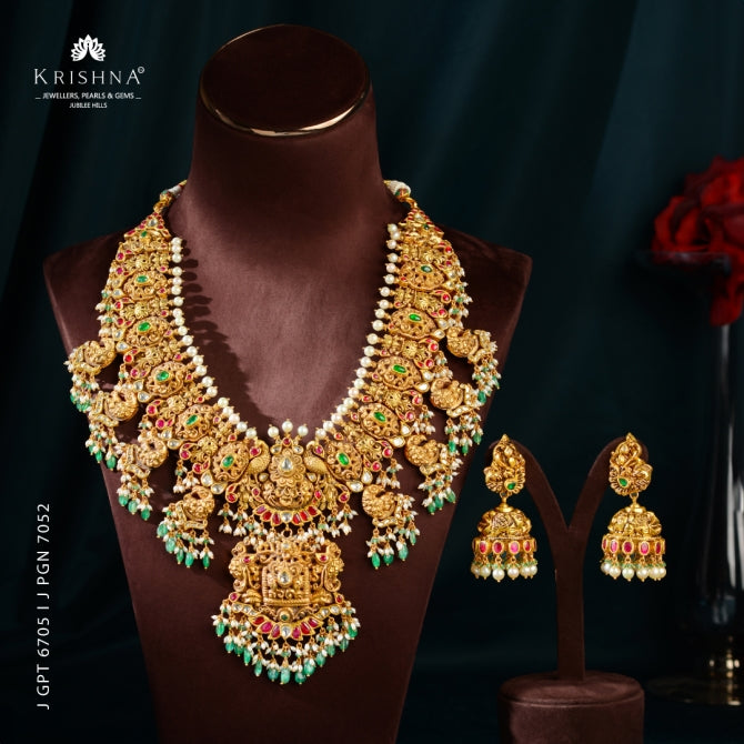 Regal Semi-Antique gold haram sets