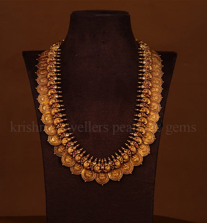 Traditional Laxmi Kasulu Gold Haram