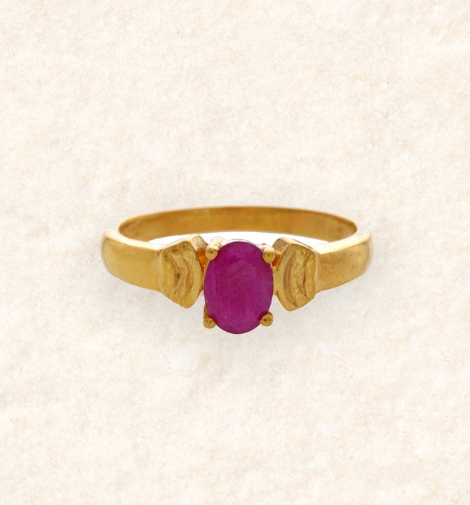 Ruby Stone Finger Ring