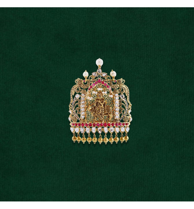 Lord Krishna Diamond Pendant