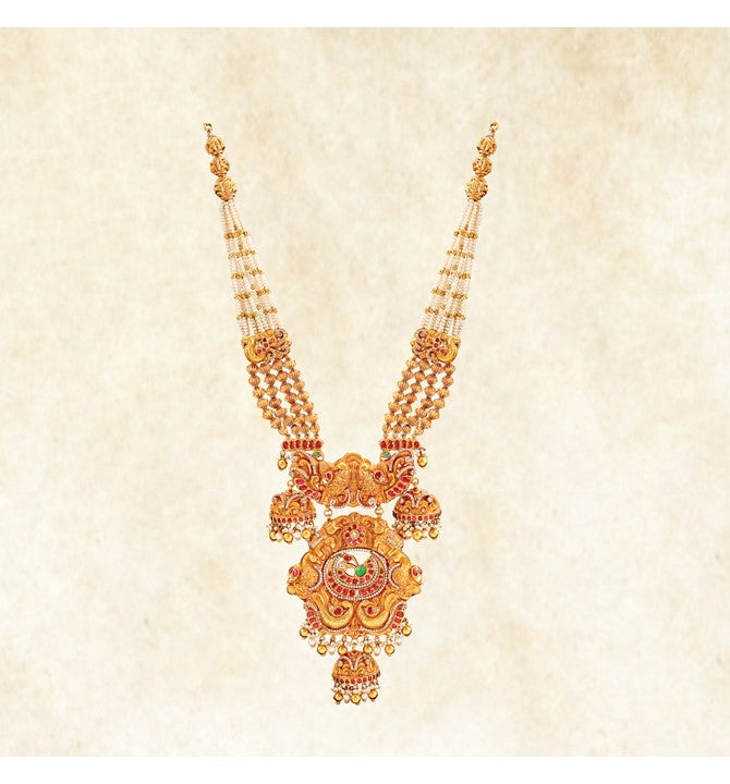 Multi-layer Pearl Strands Necklace