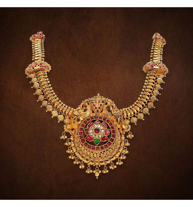 Antique yellow gold necklace