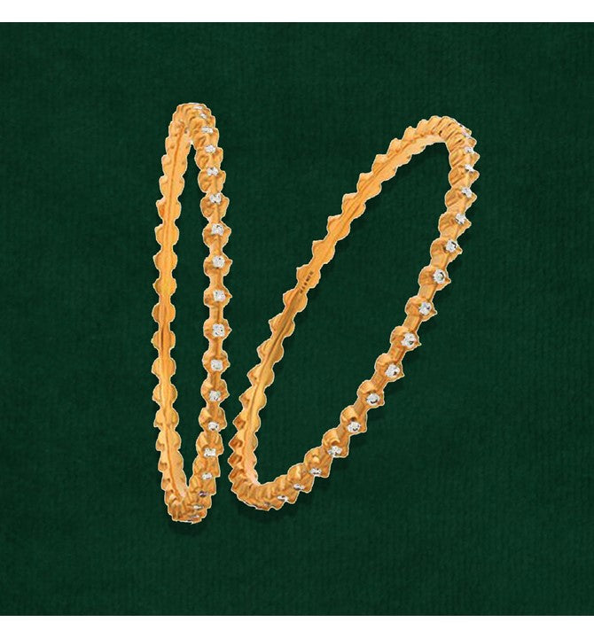 Yellow Gold Diamond Bangles