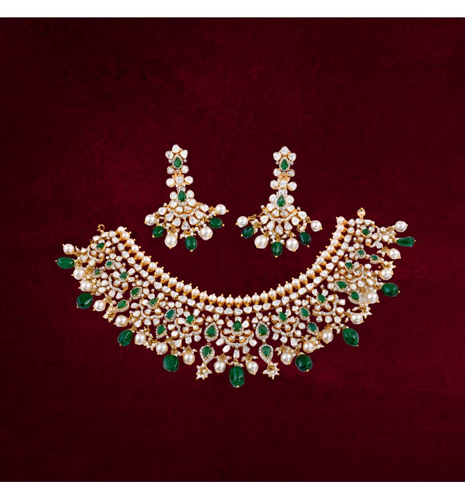 Traditional Paachi Choker Necklace