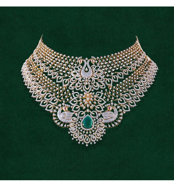 Diamond Double Choker Necklace