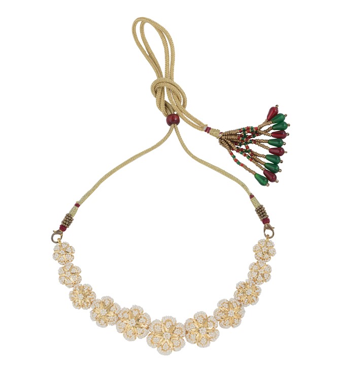 Regal Gold Kaka Moti Necklace