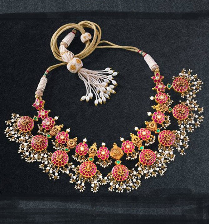 Kempu Pearl Necklace
