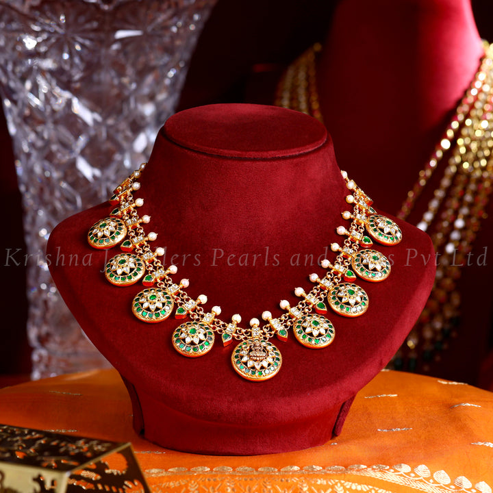 Kundan Bottu Bridal Necklace