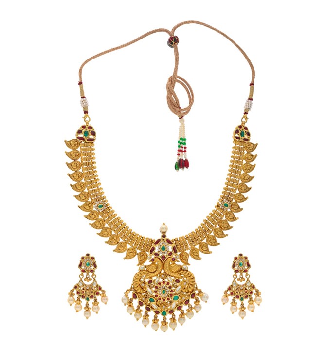 Mango Gold Necklace Set
