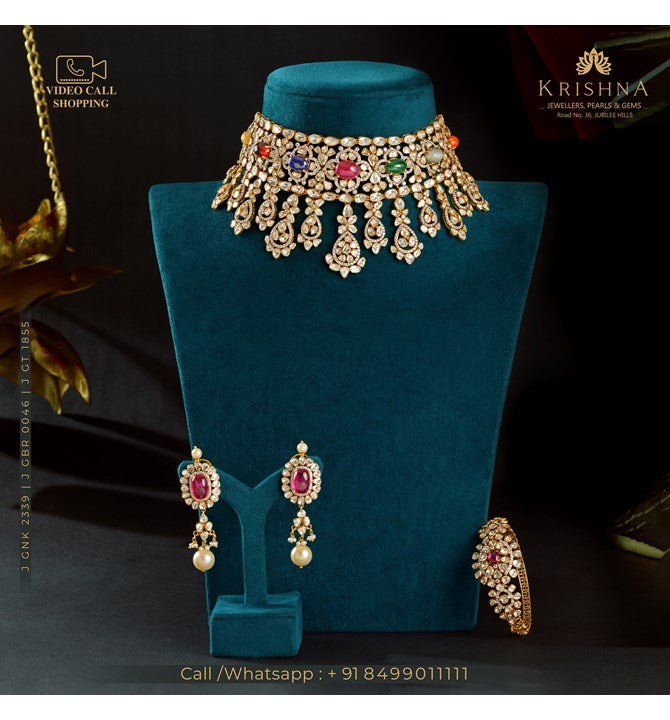 Luxy Navaratana Polki Set