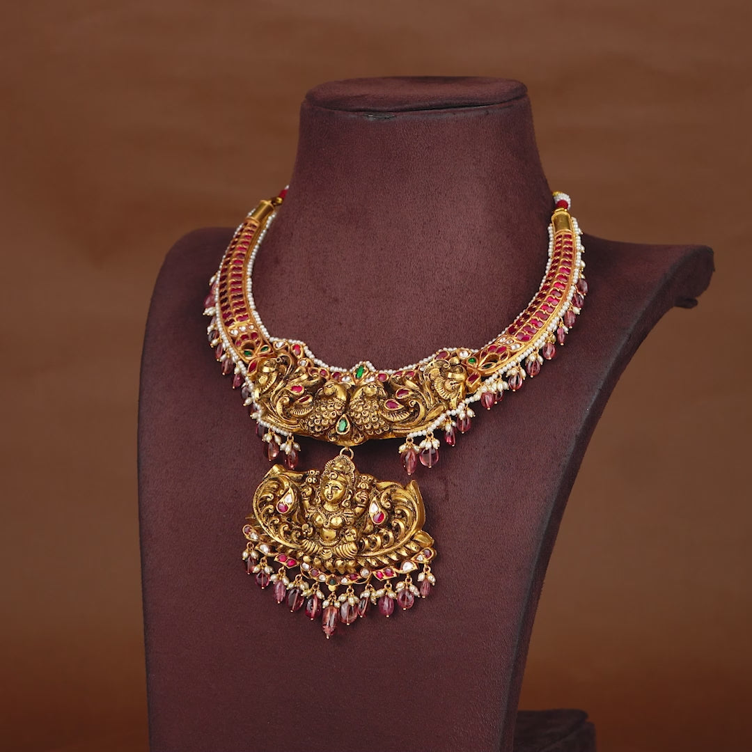 Kundan Gold Kanti Necklace