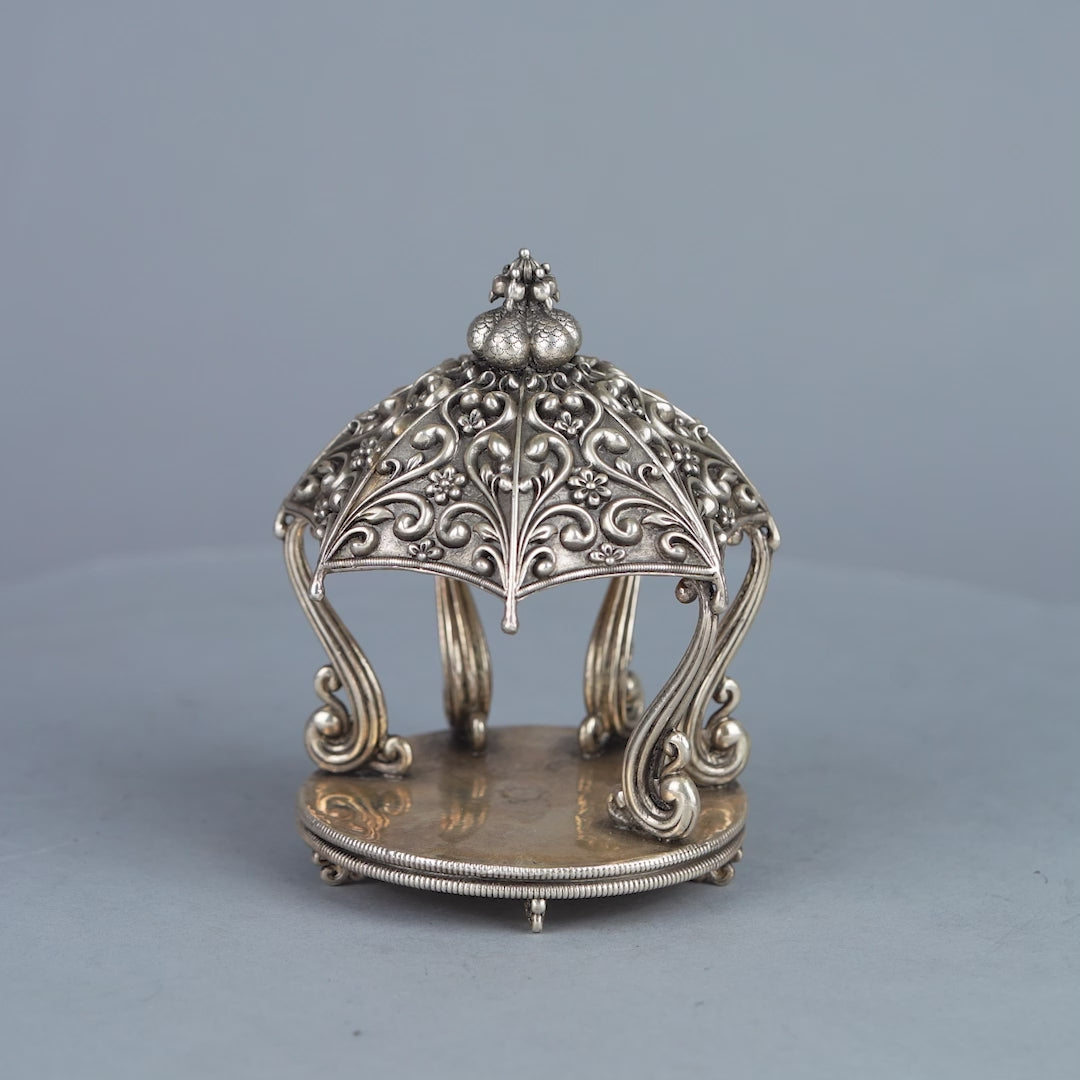 Contemporary Silver Shrine for Home