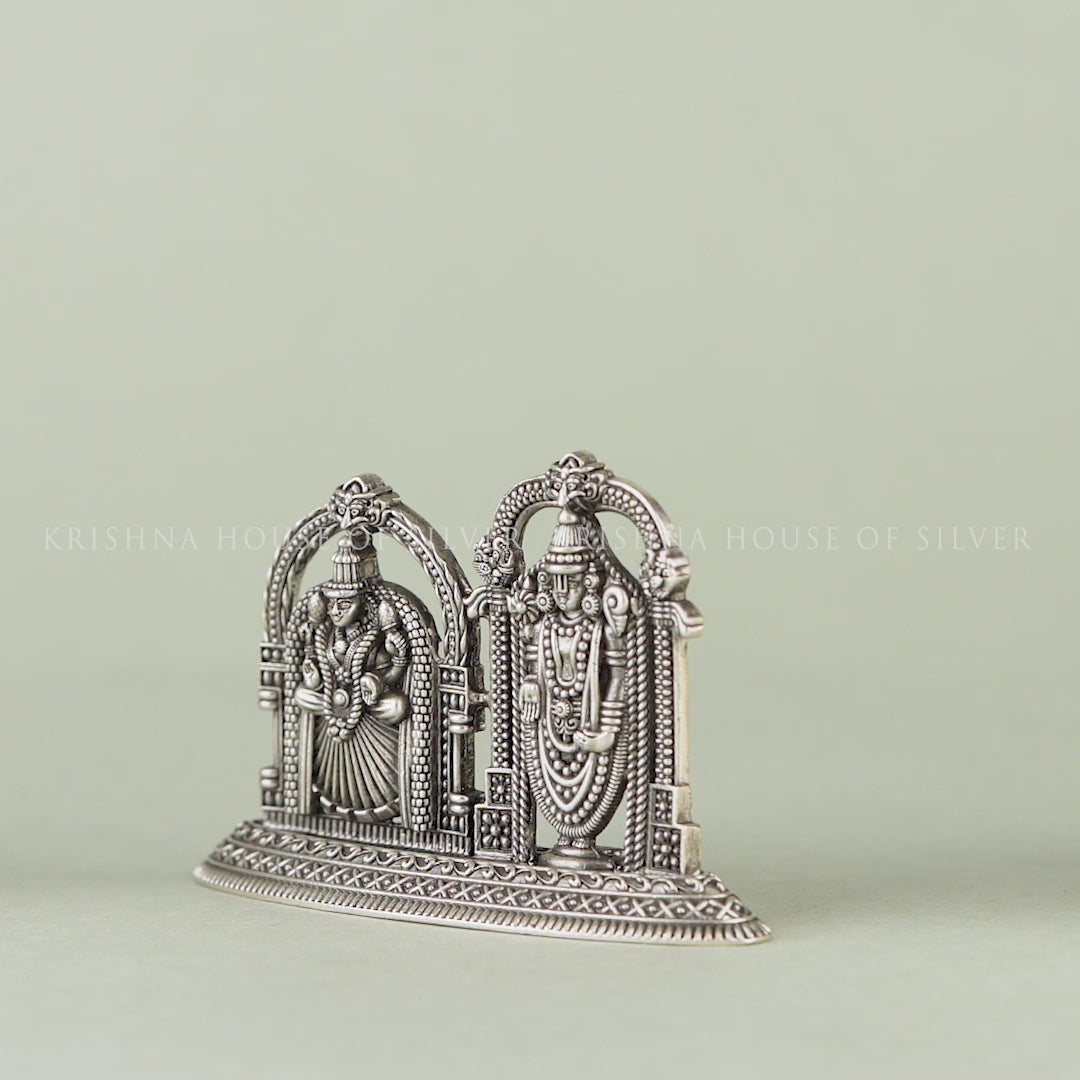Silver Venkateshwara Padmavati Samyukta