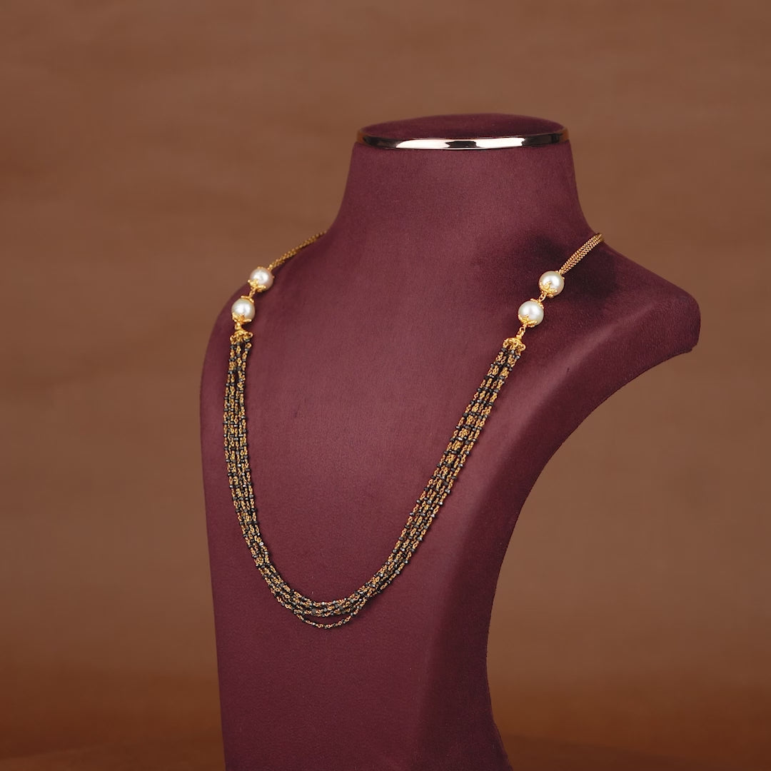 Bespoke Black Beads Mangalsutra
