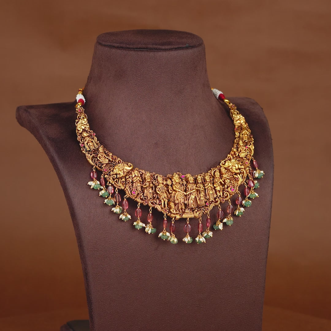 Venkateshwara Kalayanam Gold Necklace